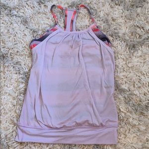 Ivivva purple and pink tank top size:10